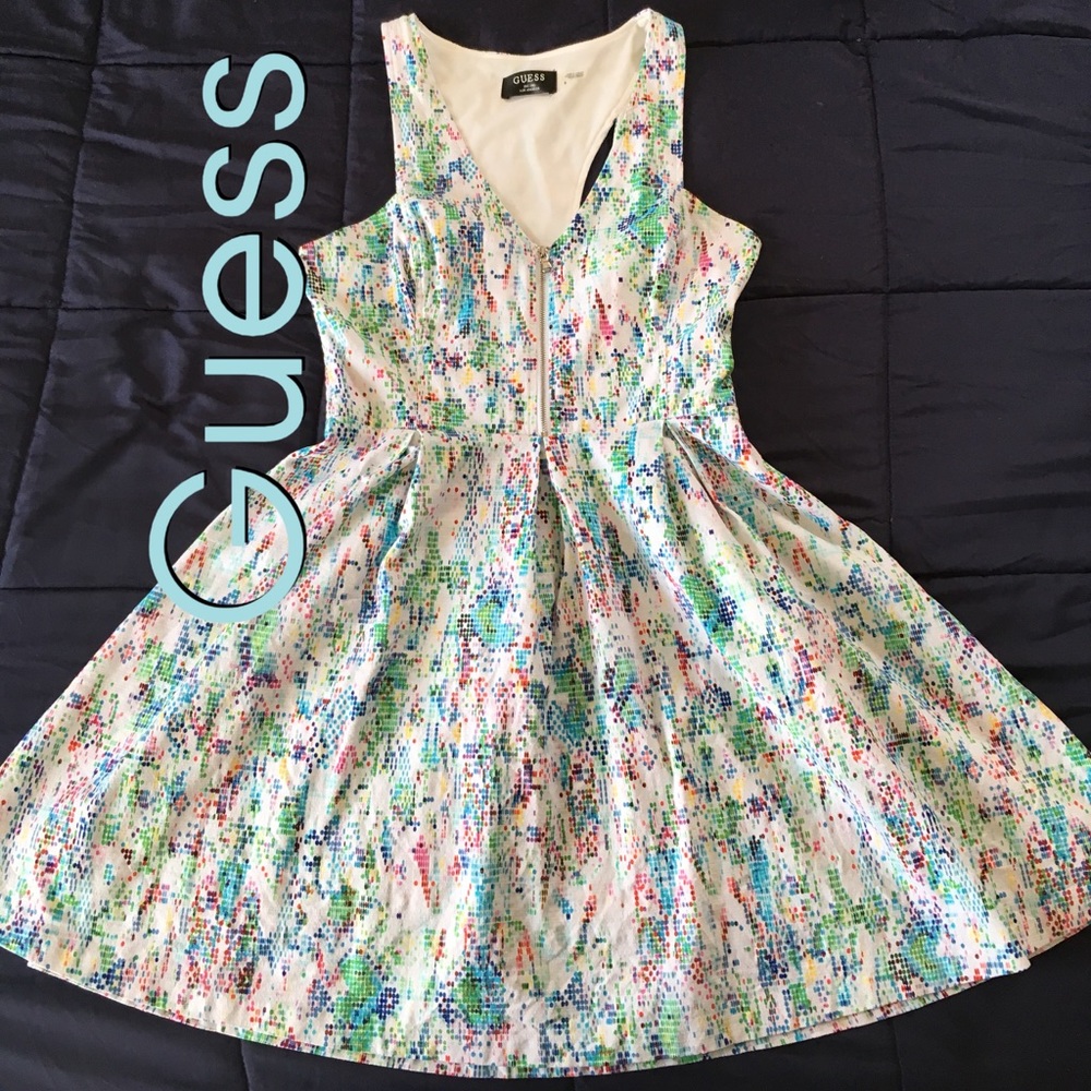 EUC Guess Multicolor Dress